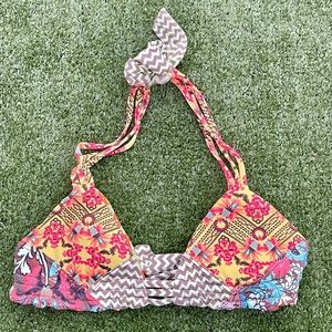 Maaji Reversible Bikini Top medium Preowned swim top beachwear pool vacation